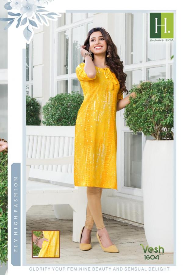 Hirwa Vesh Vol 16 Rayon Exclusive Designer Kurti Collection